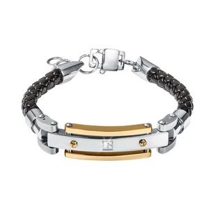 Diamond Leather Bracelet